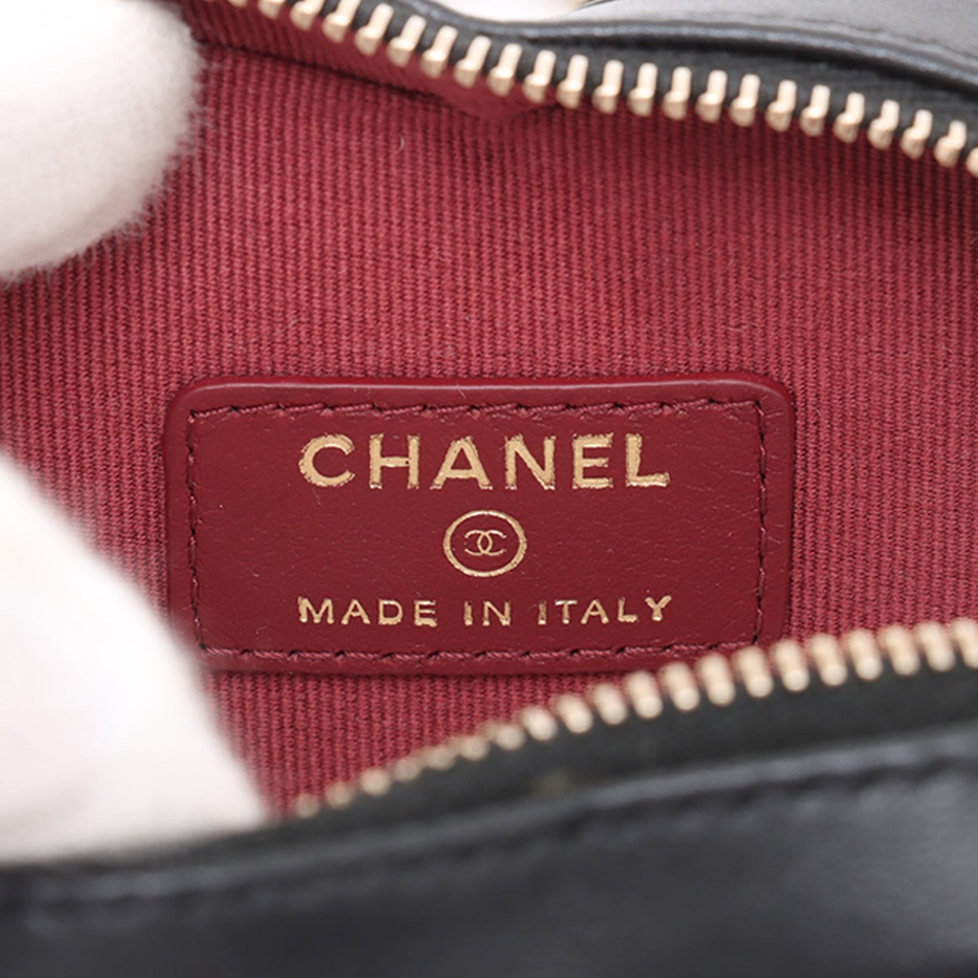 Chanel Mini Lambskin CC in Love Heart Belt Bag
