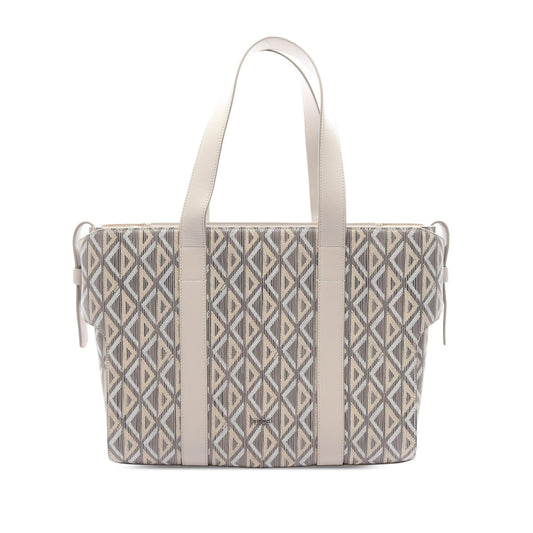 Dior CD Diamond Coated Canvas Corolle Tote