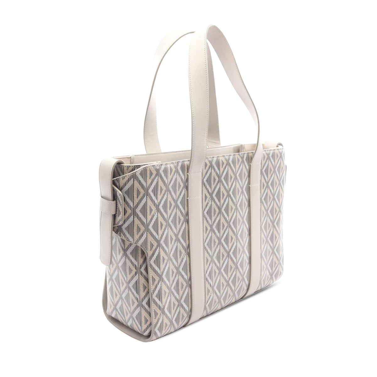 Dior CD Diamond Coated Canvas Corolle Tote