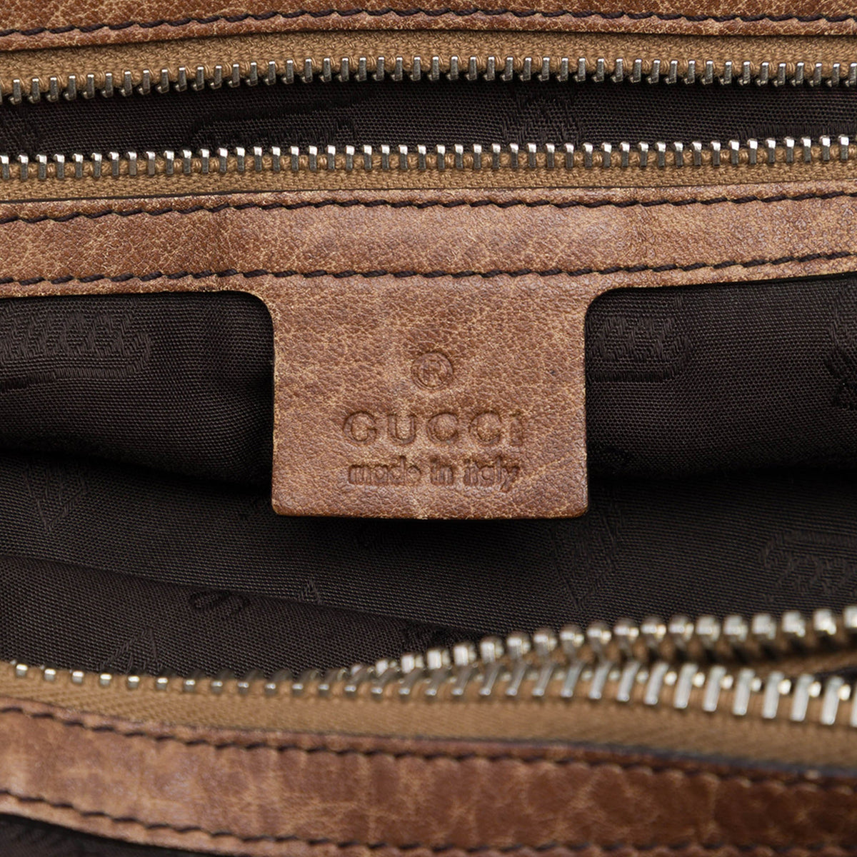 Gucci Medium GG Canvas Bamboo Libeccio Tote