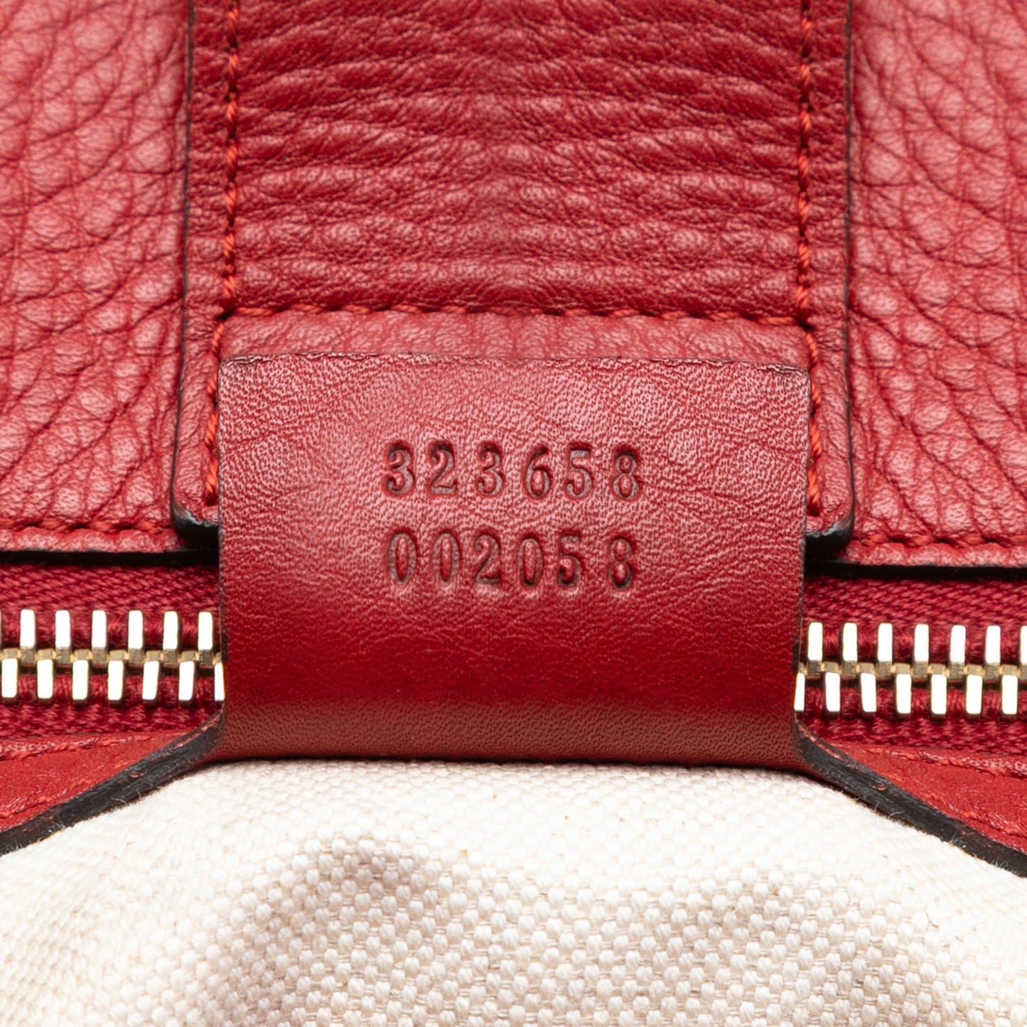 Large Calfskin Bamboo Shopper Satchel