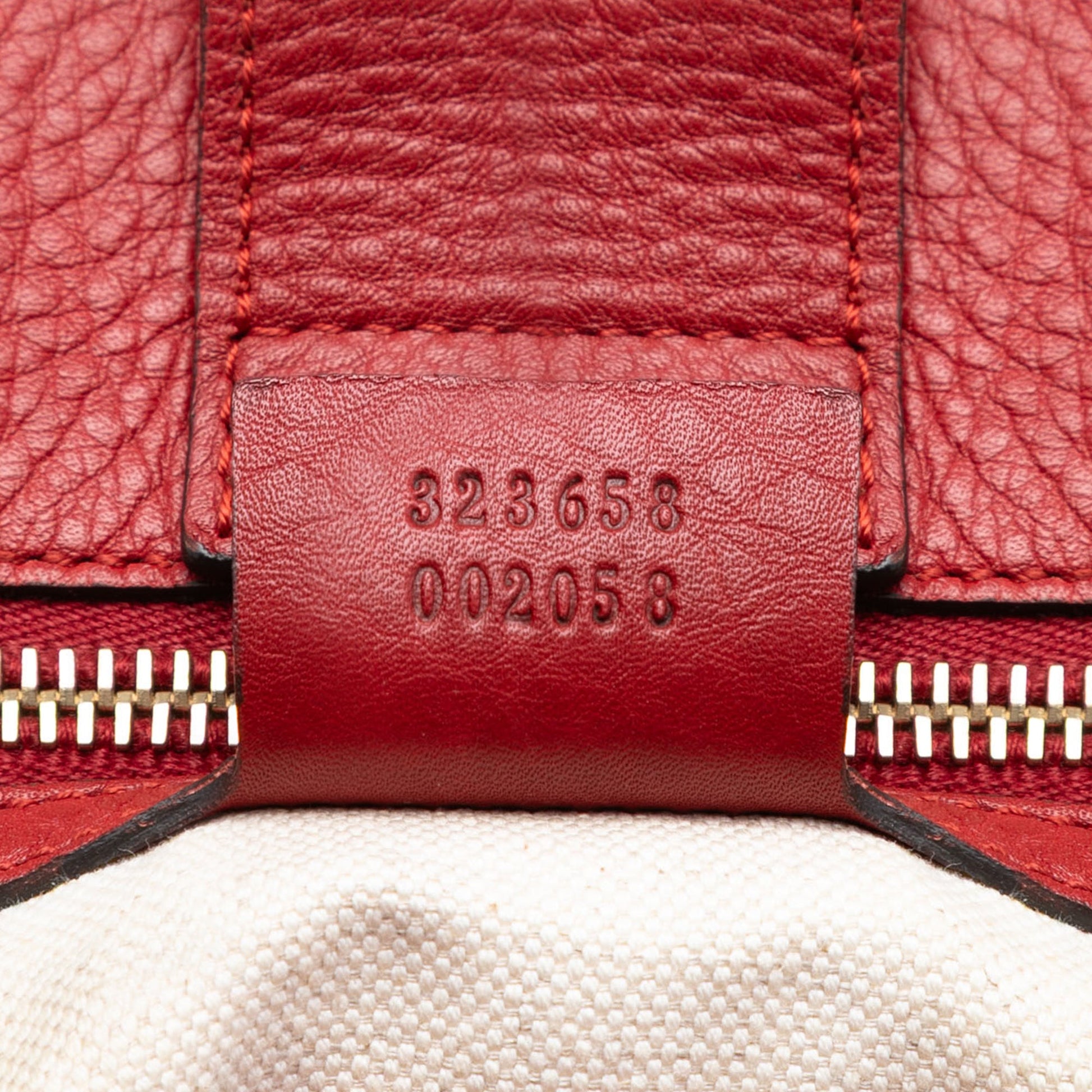 Large Calfskin Bamboo Shopper Satchel
