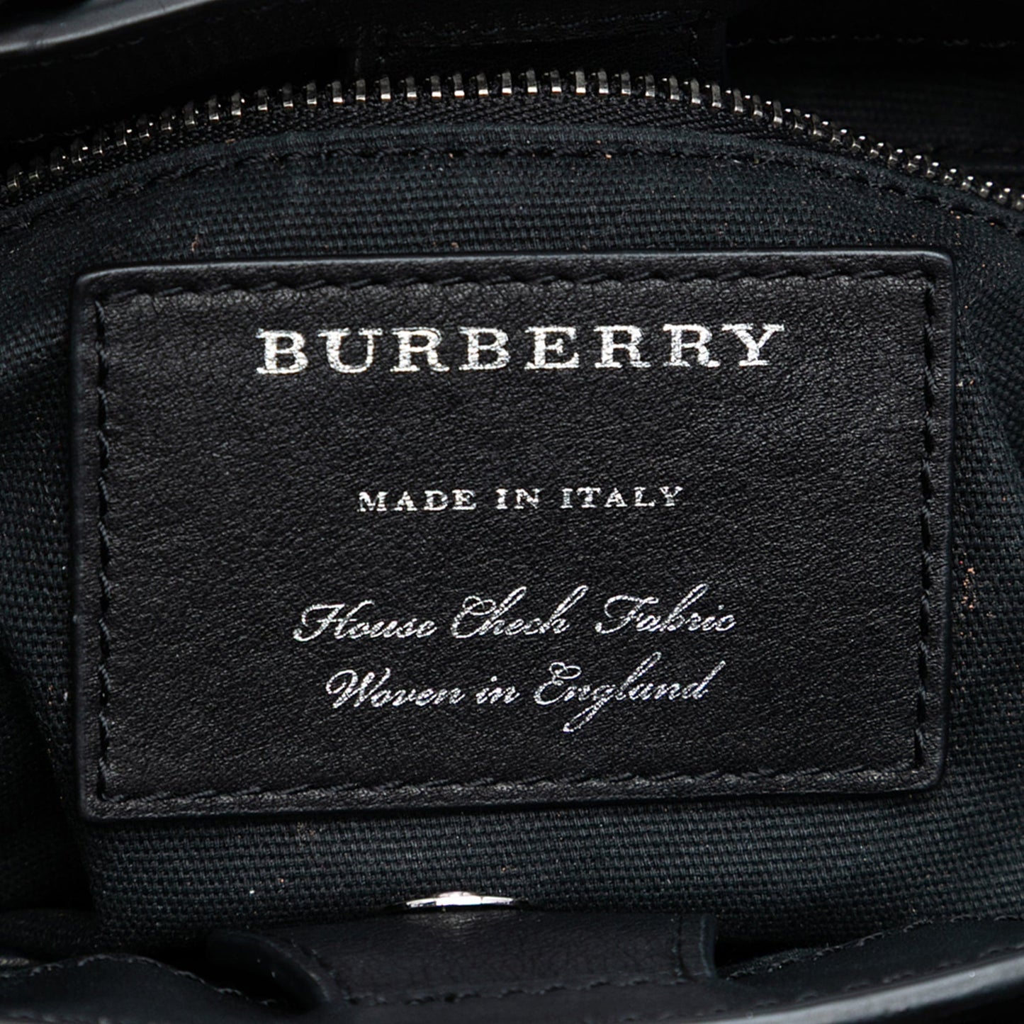 Burberry Baby Banner Studded Leather and House Check Tote