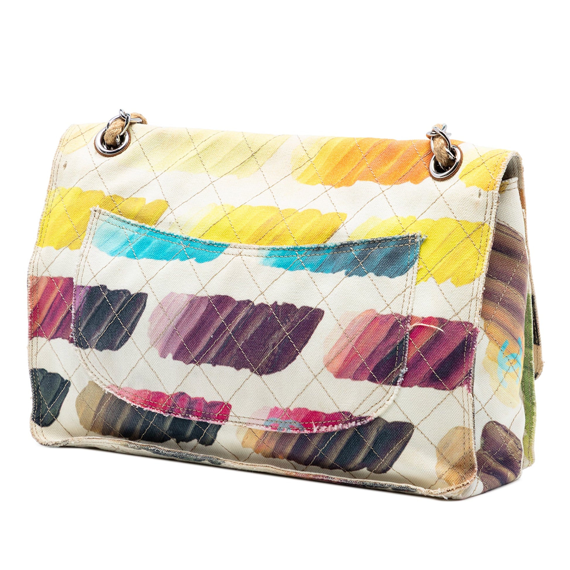 Jumbo Classic Canvas Colorama Single Flap