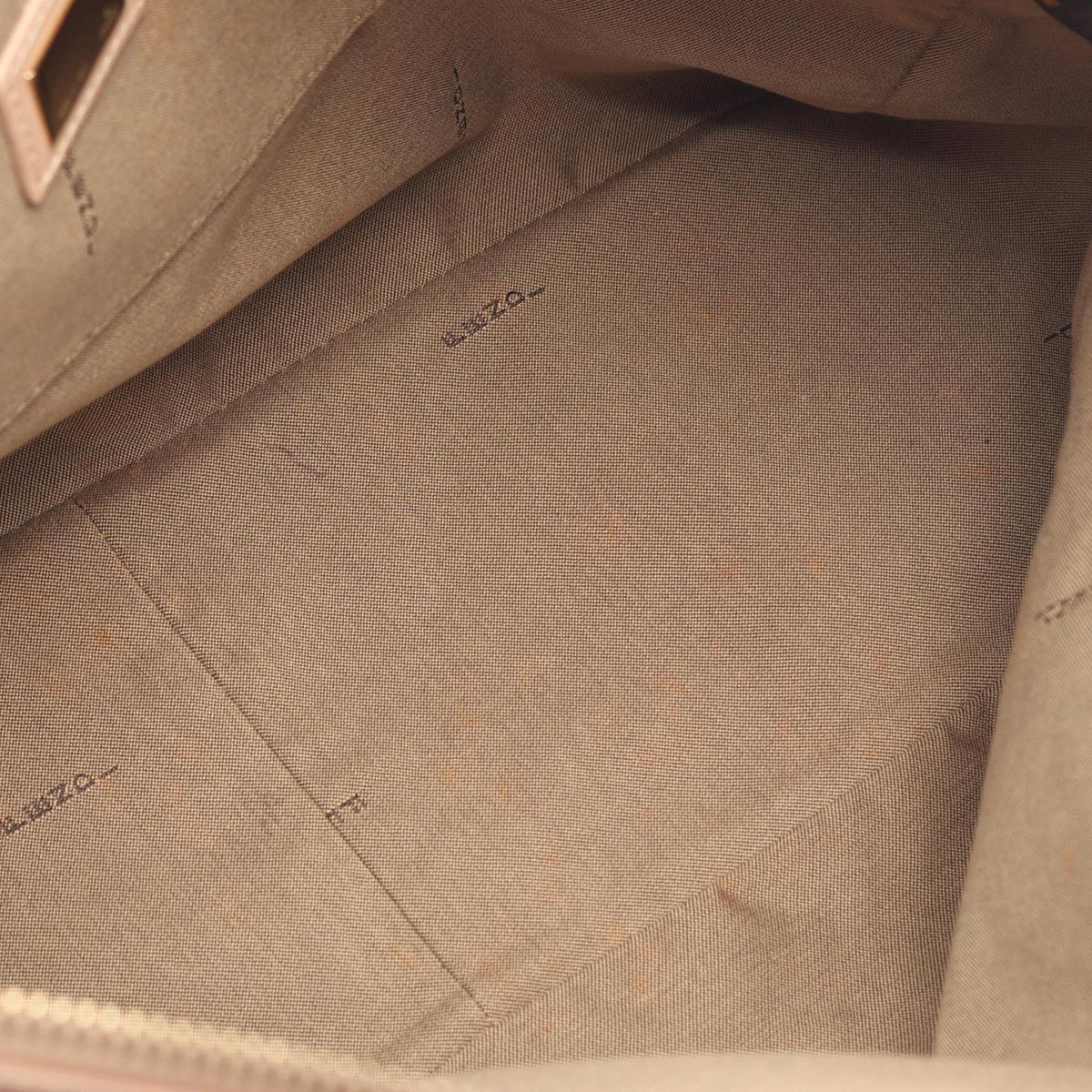 Fendi Zucchino Canvas Tote — Pink