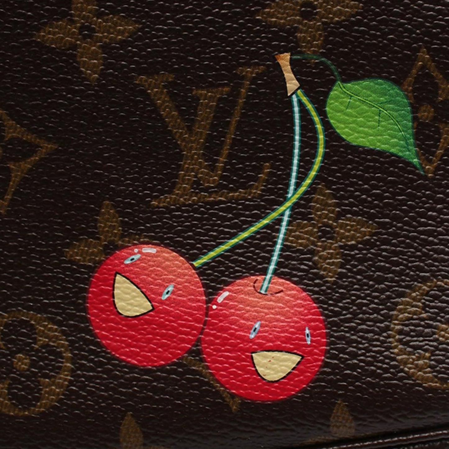 Louis Vuitton Takashi Murakami Monogram Cherry Pochette Accessoires