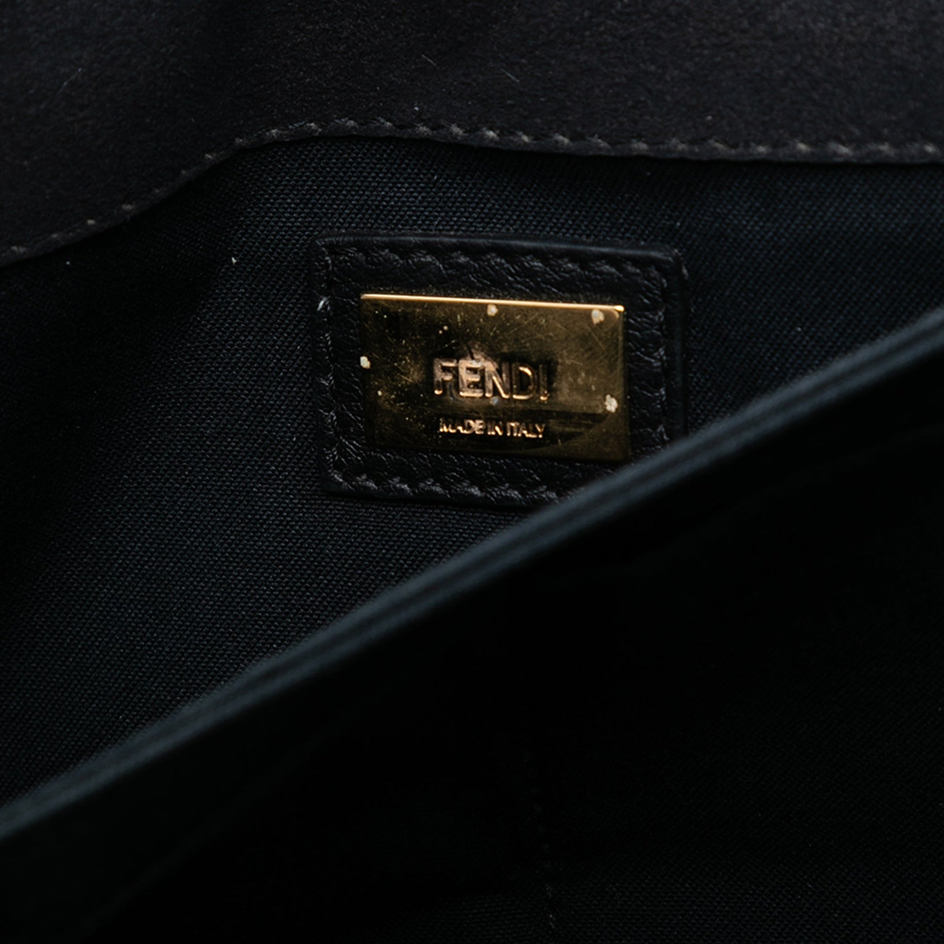 Fendi Leather 3Baguette Shoulder Bag