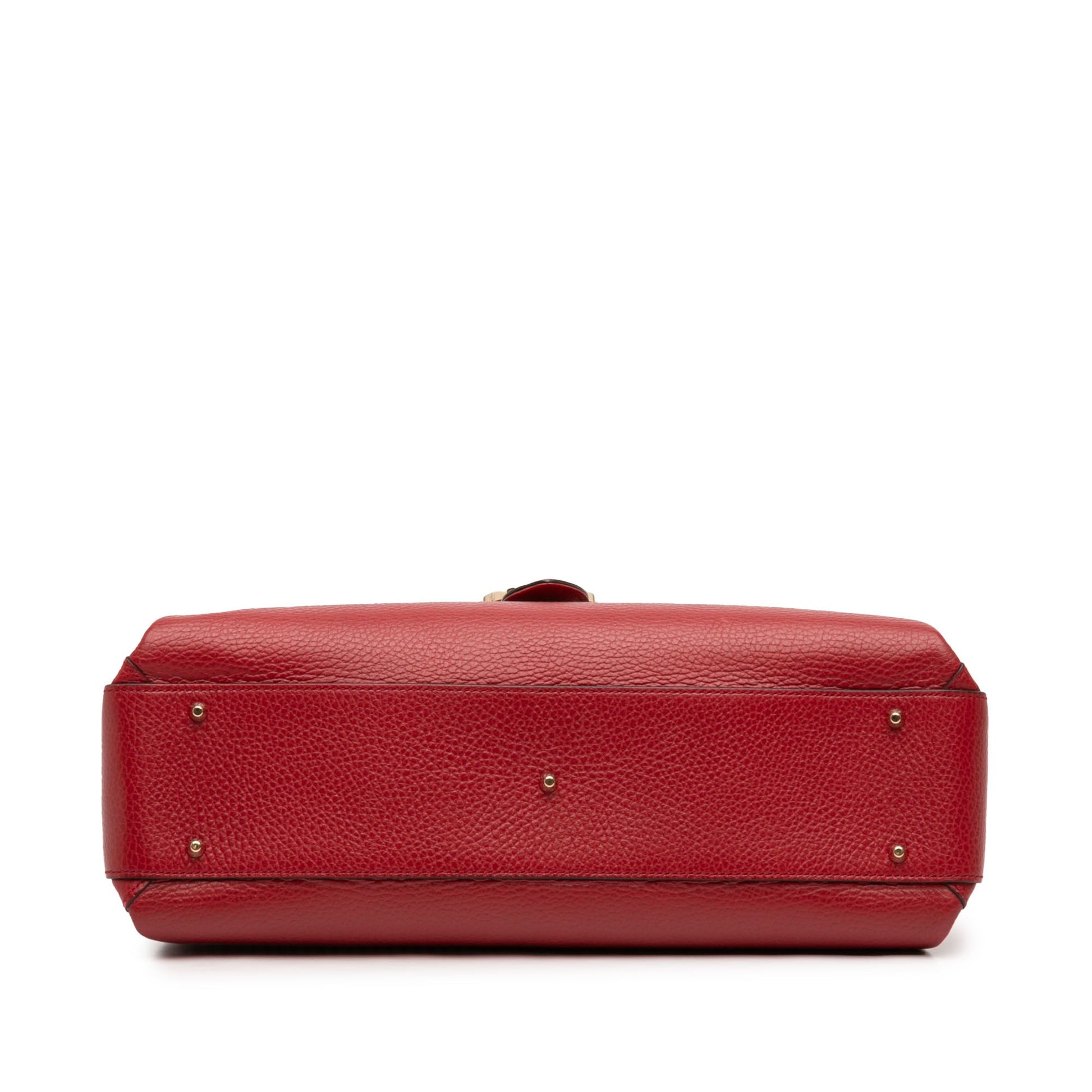 Gucci Medium Dollar Calf Interlocking G Satchel