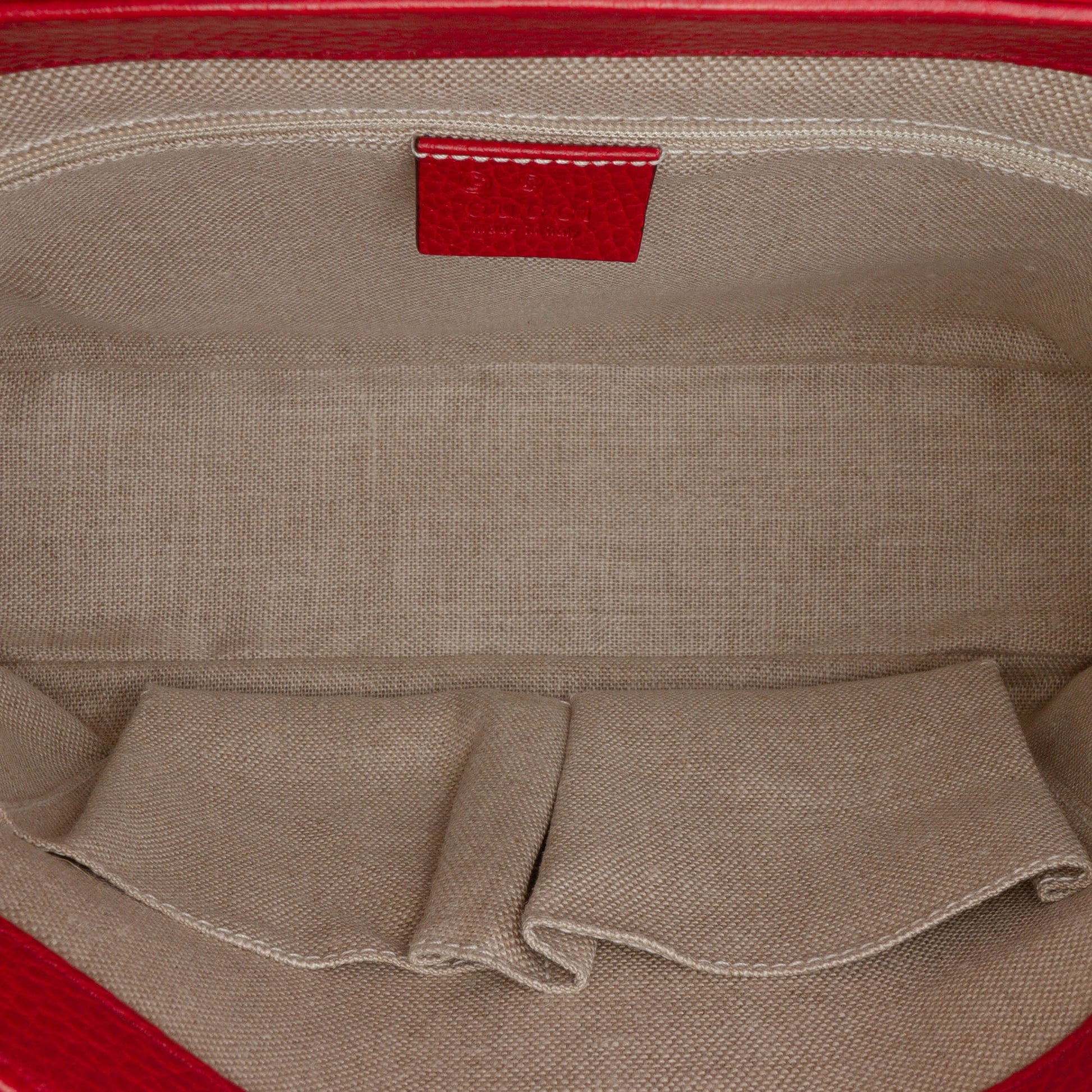 Gucci Medium Dollar Calf Interlocking G Satchel