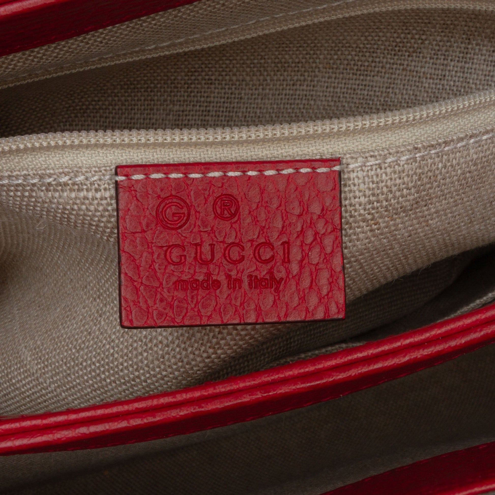 Gucci Medium Dollar Calf Interlocking G Satchel