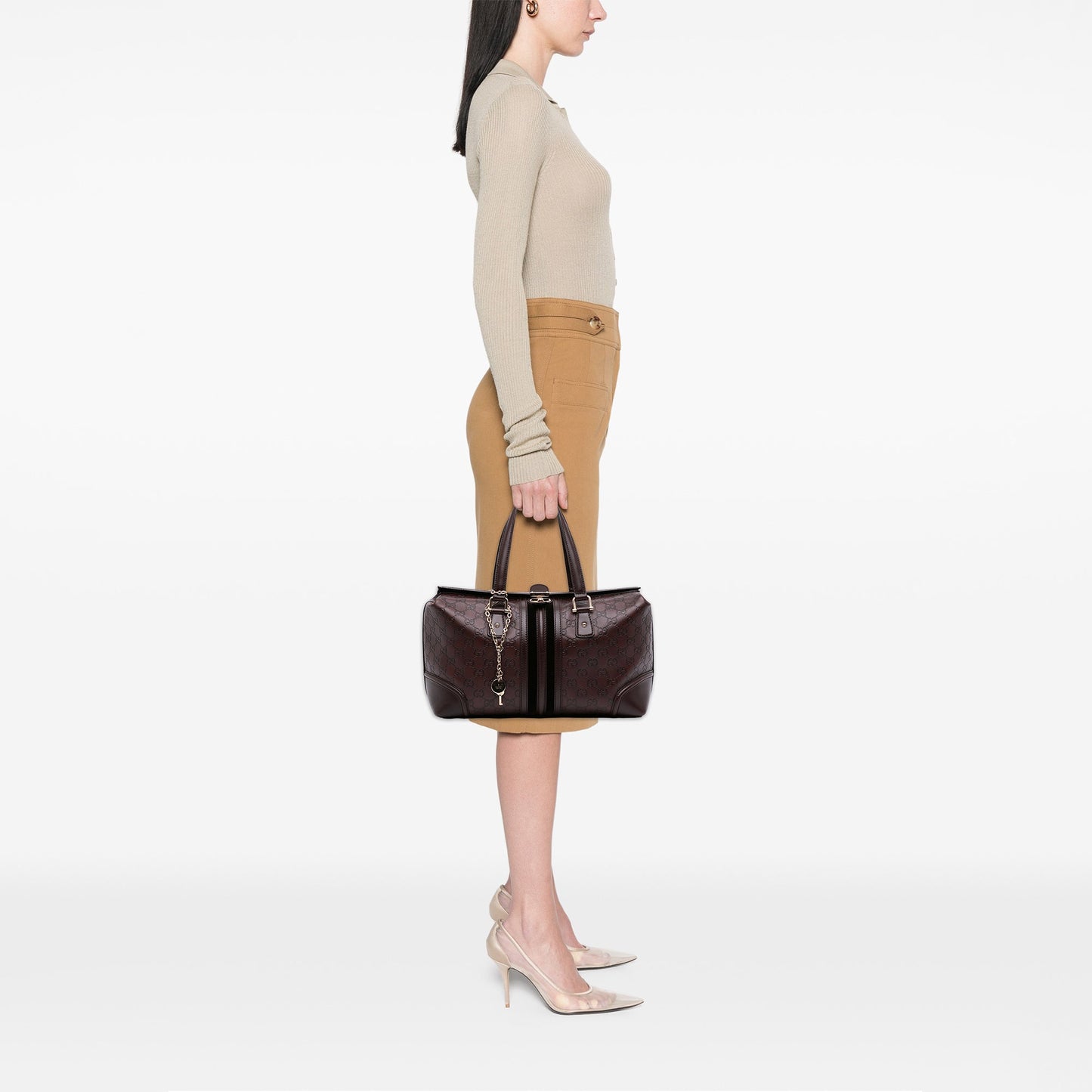 Gucci Guccissima Treasure Boston Bag
