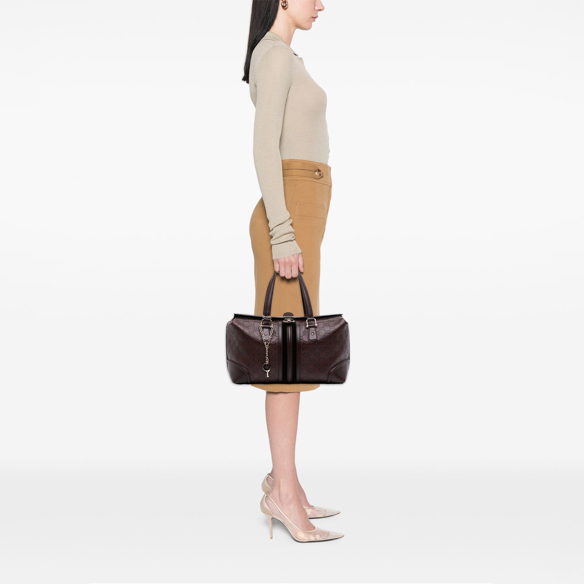 Gucci Guccissima Treasure Boston Bag
