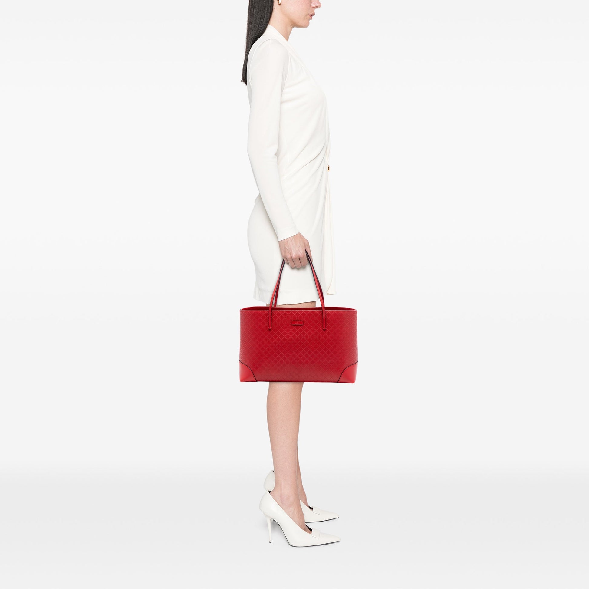 Leather Diamante Bright Hilary Lux Tote