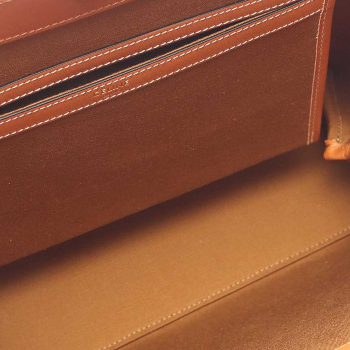 Celine Triomphe Vertical Square Cabas Tote