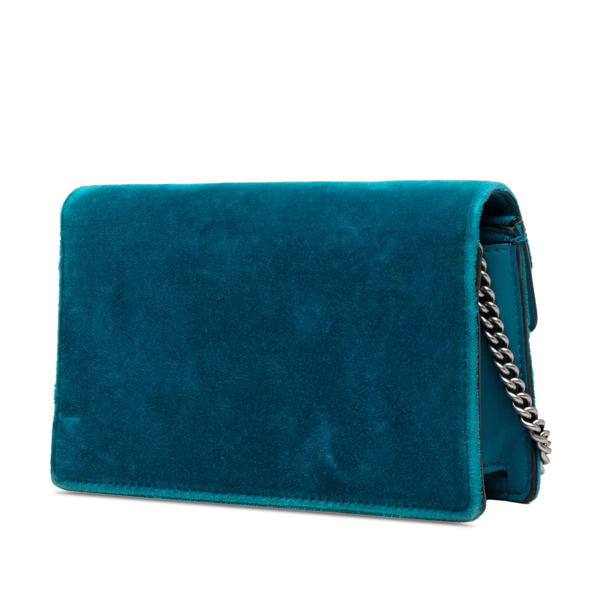 Gucci Mini Velvet Dionysus Crossbody — Blue