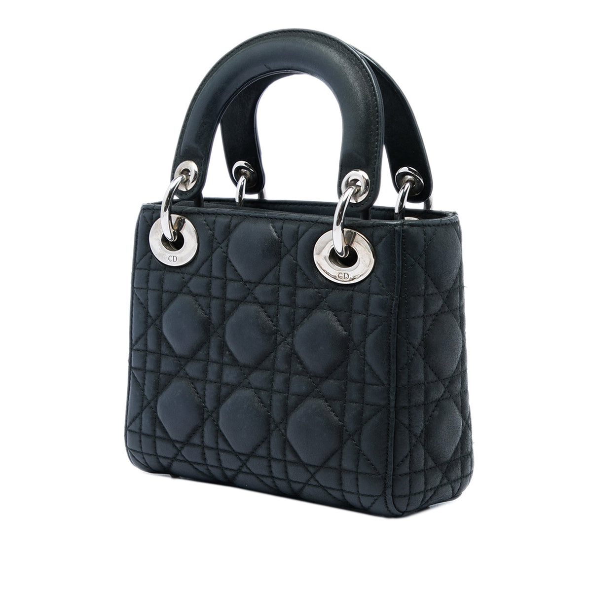 Dior Mini Iridescent Lambskin Cannage Lady Dior
