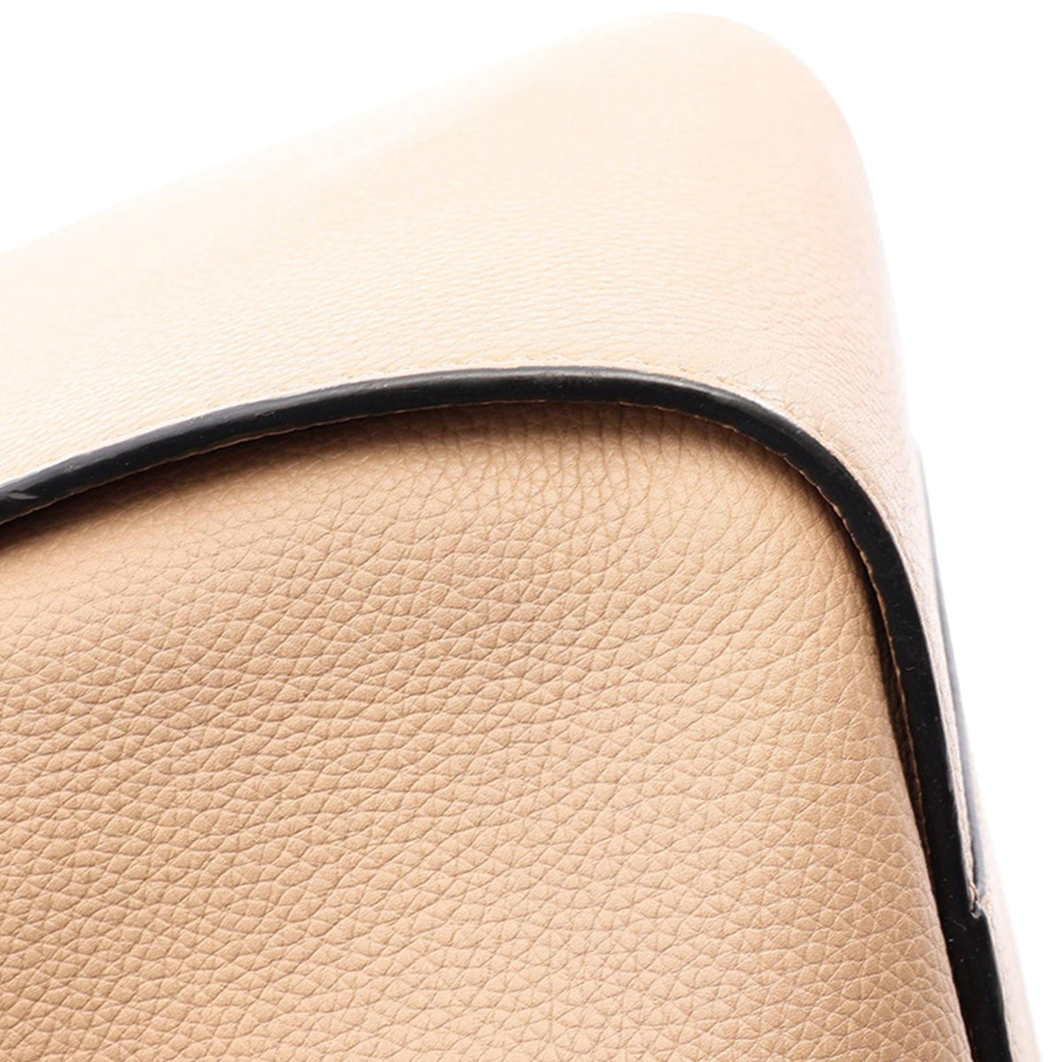 LOEWE Small Leather Hammock Bag — Beige