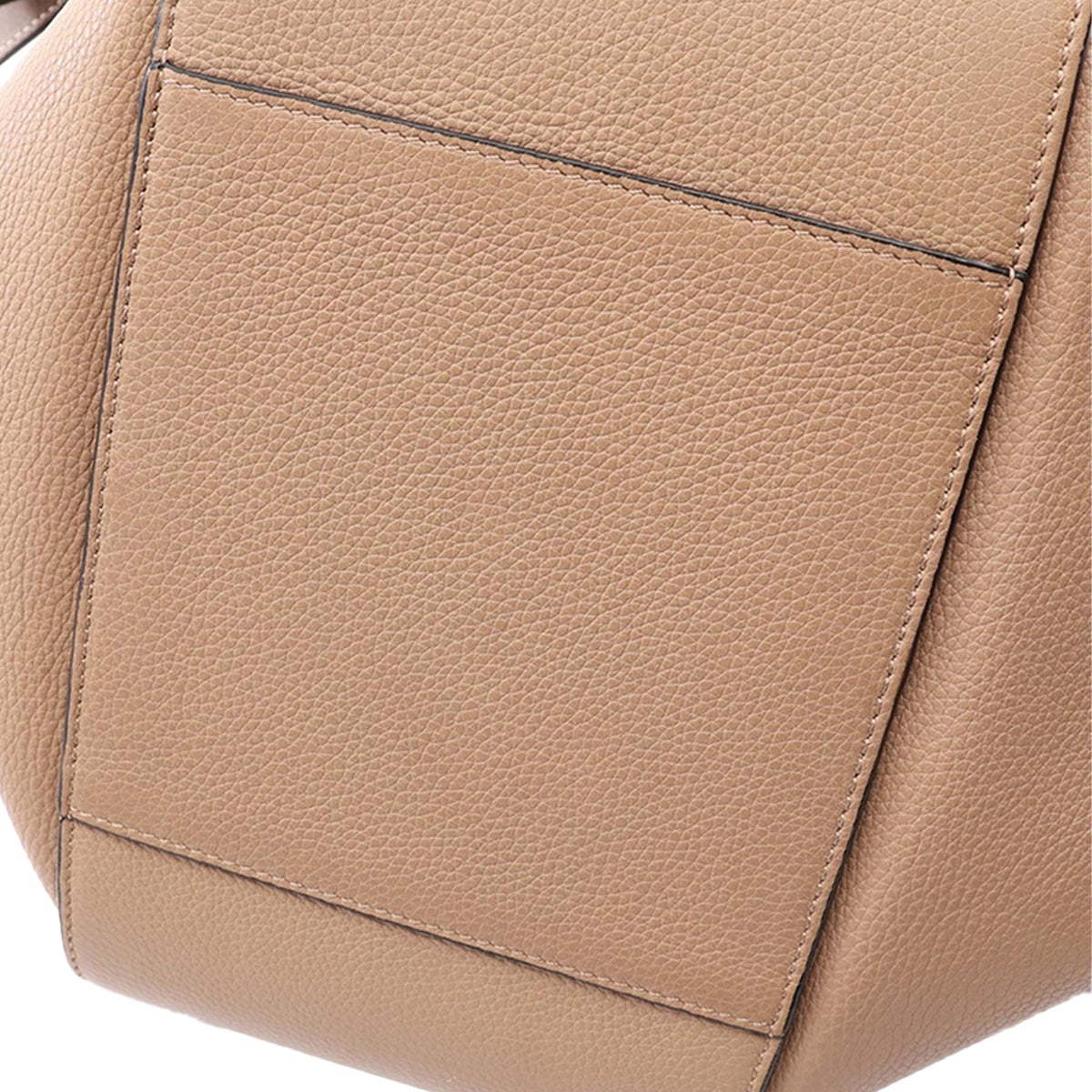 LOEWE Small Leather Hammock Bag — Beige