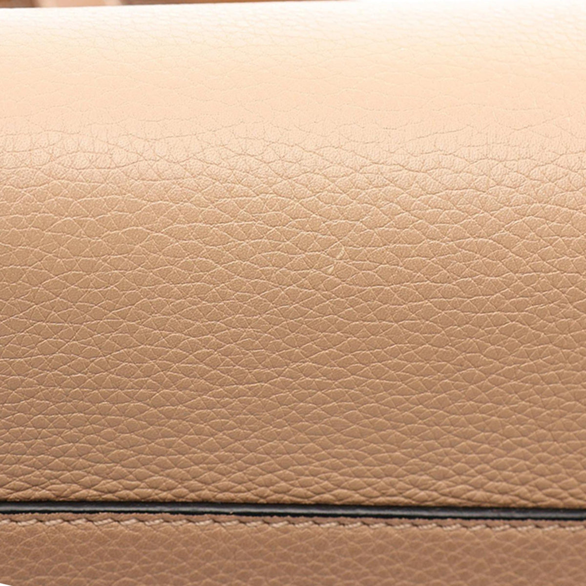 LOEWE Small Leather Hammock Bag — Beige