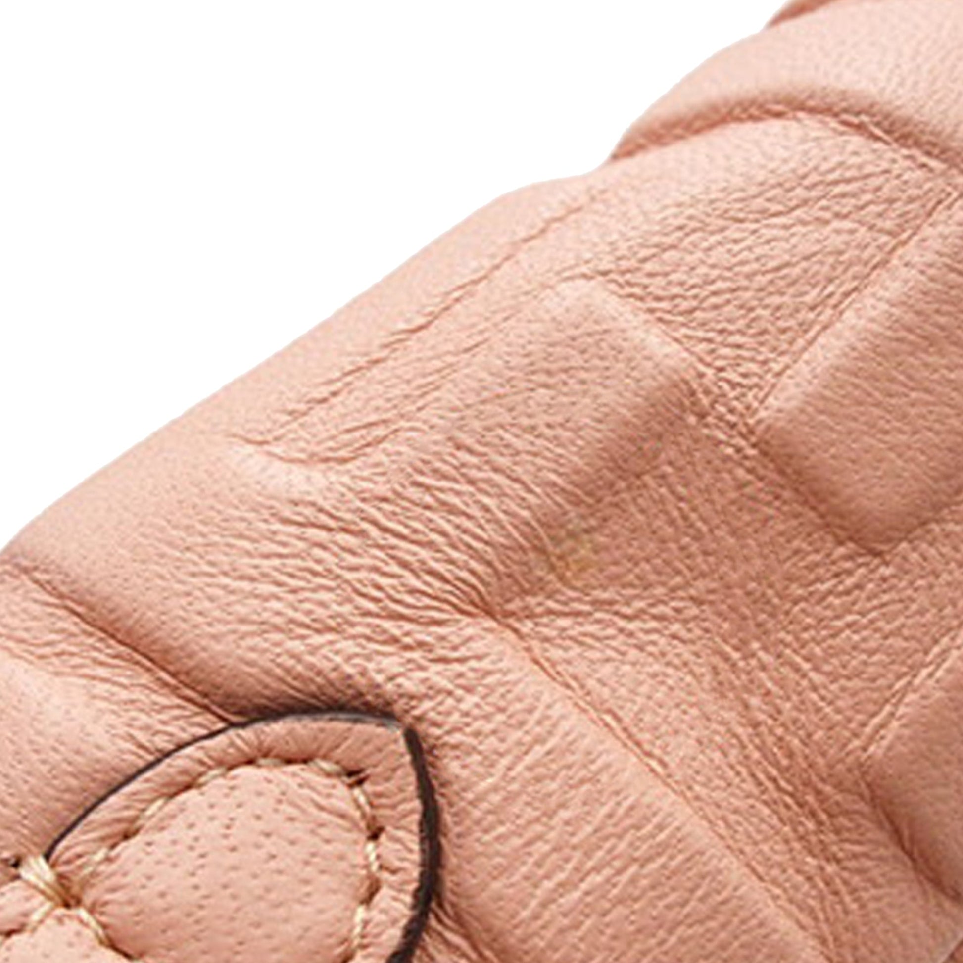 Fendi Zucca Embossed Leather Baguette Satchel