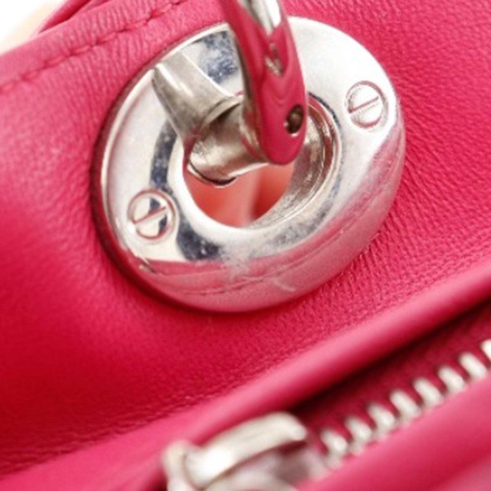 Dior Medium Lambskin Cannage Lady Dior