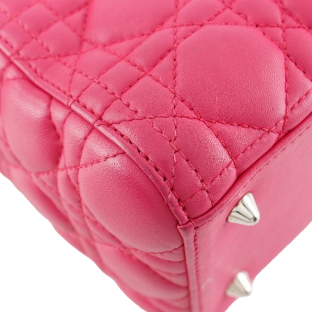 Dior Medium Lambskin Cannage Lady Dior