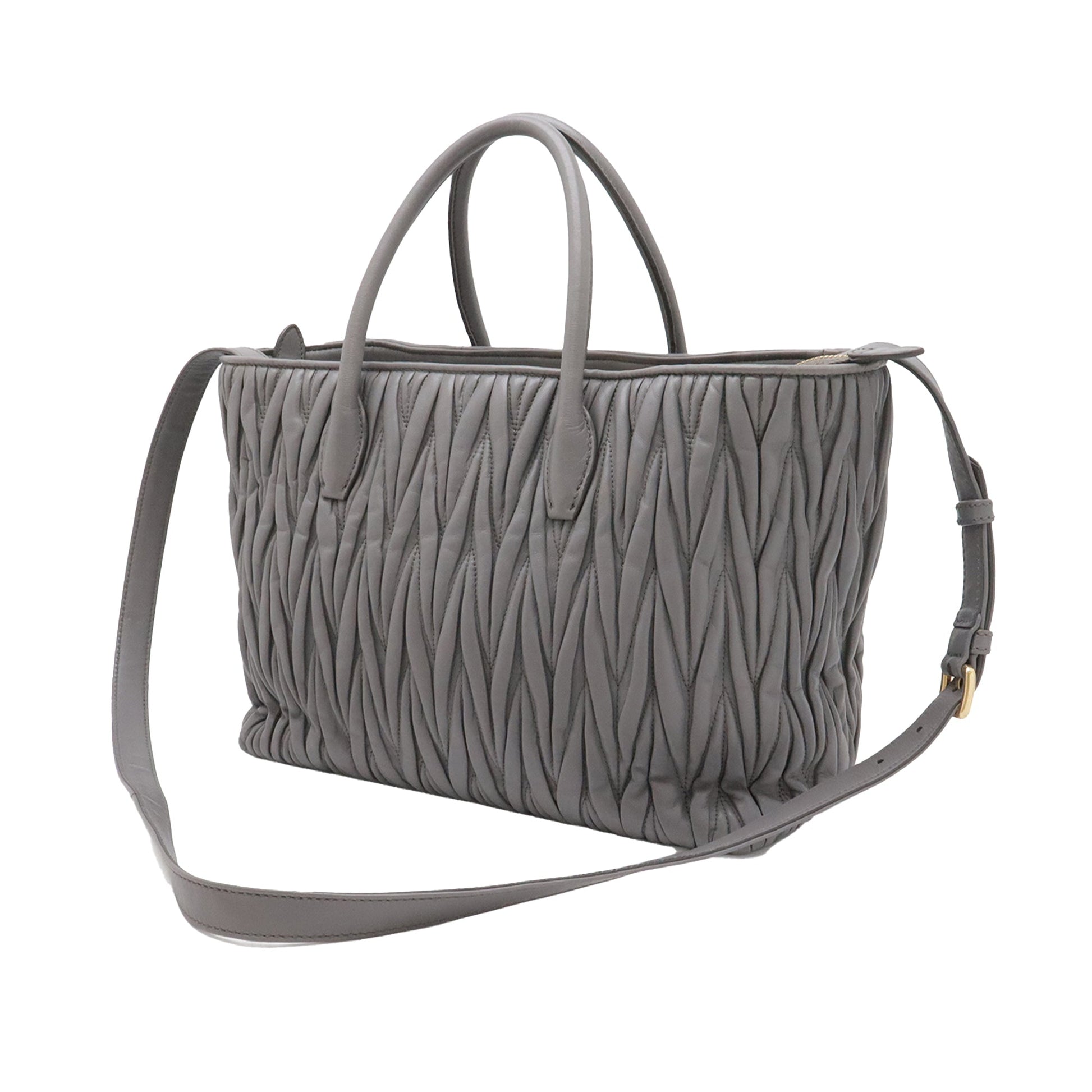 Miu Miu Matelasse Nappa Satchel