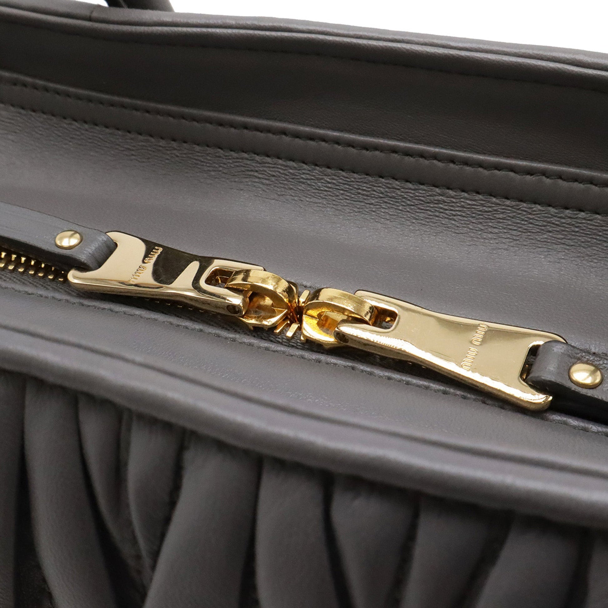 Miu Miu Matelasse Nappa Satchel