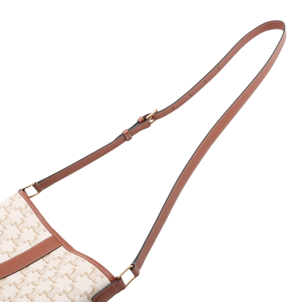 Celine Small Triomphe Coated Canvas Bucket Bag