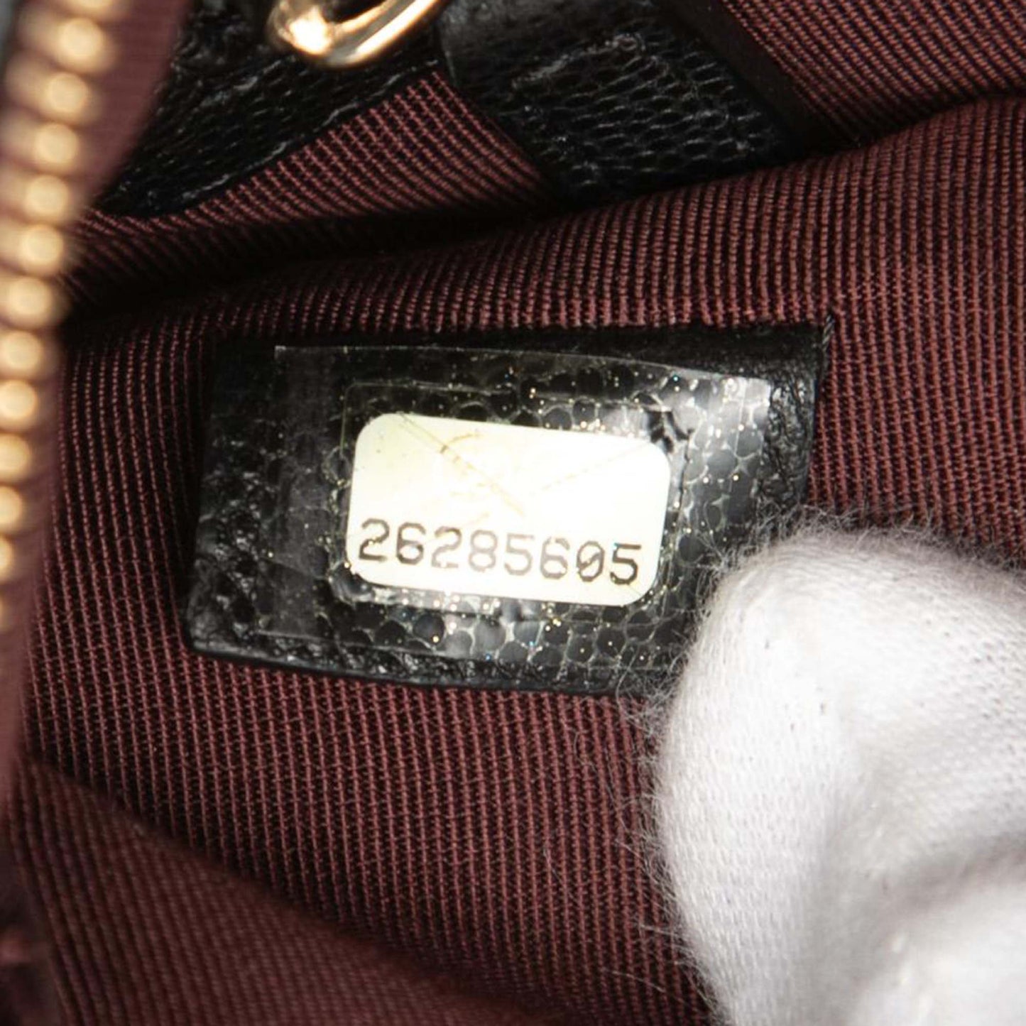 Chanel Medium CC Chevron Caviar O Case Clutch