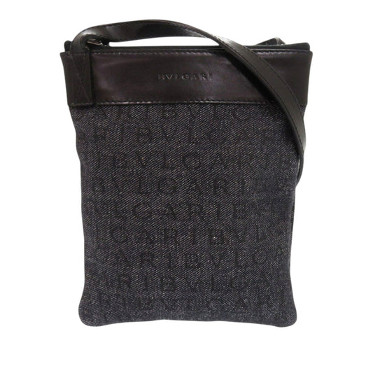 Bvlgari Logomania Canvas Crossbody