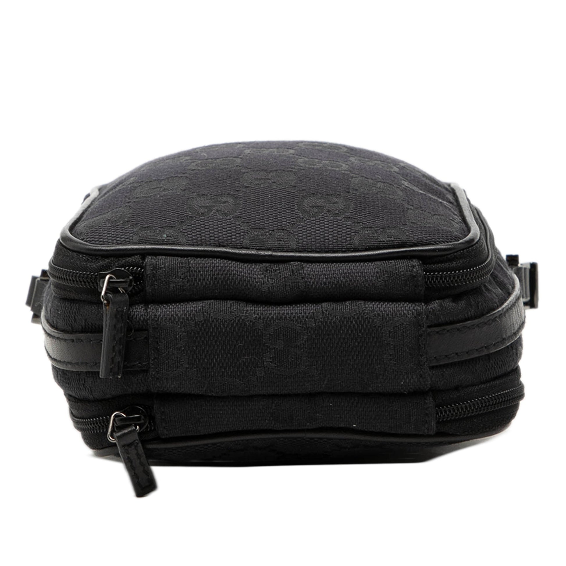 Gucci GG Canvas Double Zip Accessory Pouch