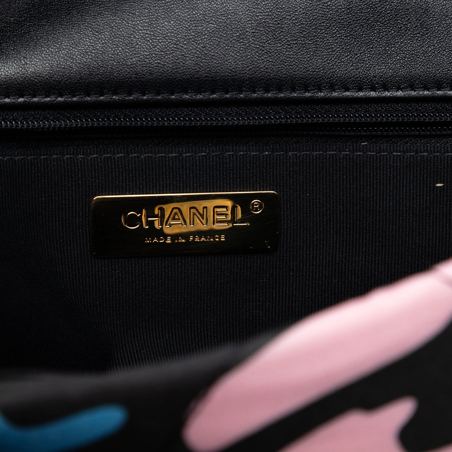 Chanel Medium Printed Canvas 19 Flap