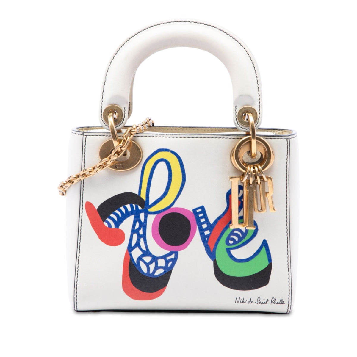 Dior DiorAmour Niki De Saint Phalle Mini Calfskin Love Lady Dior