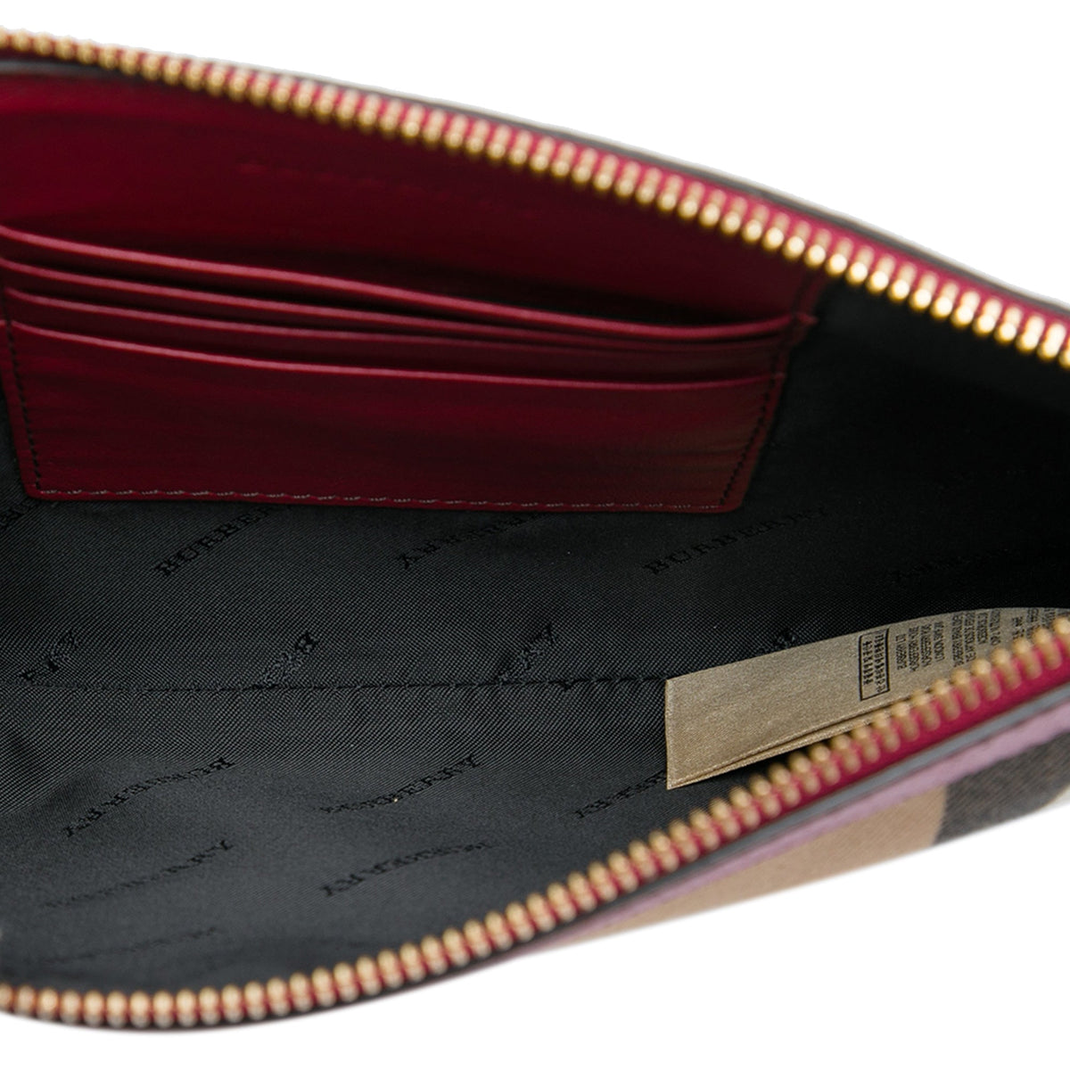 Burberry House Check Canvas Derby Peyton Crossbody — Brown