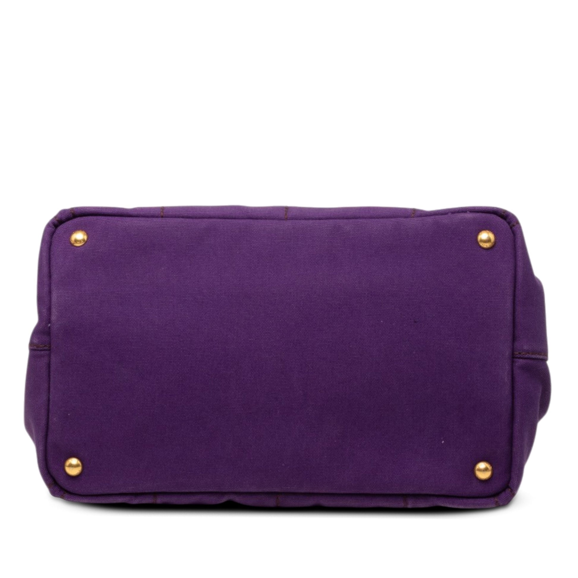 Prada Canvas Canapa Logo Tote