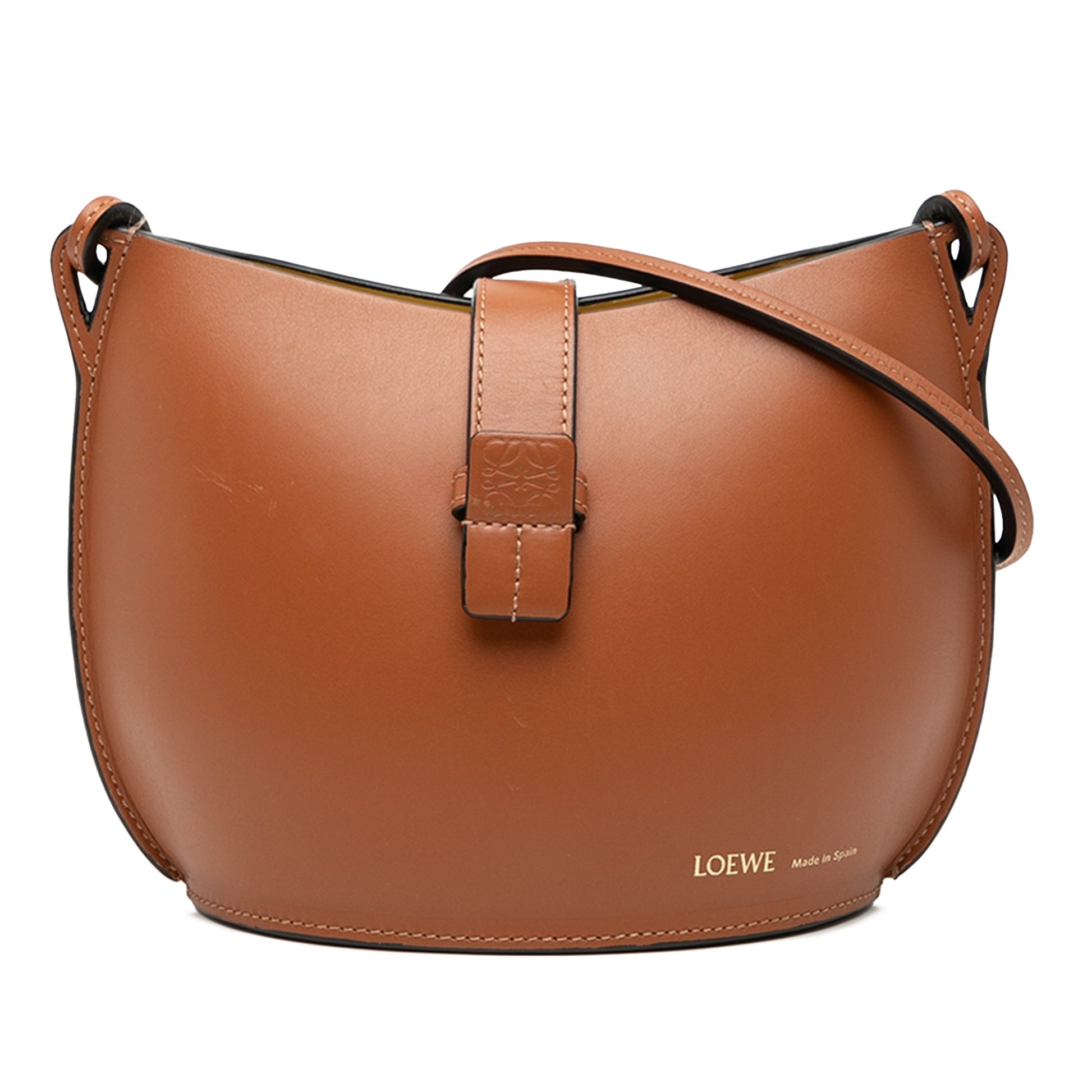 LOEWE Leather Molded Bucket Bag
