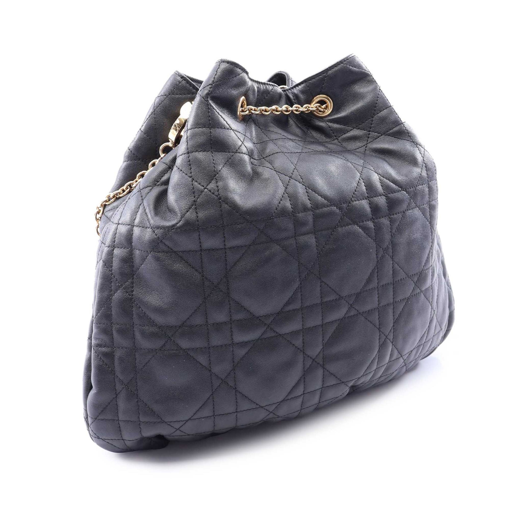 Dior Small Lambskin Macrocannage Ammi Crossbody
