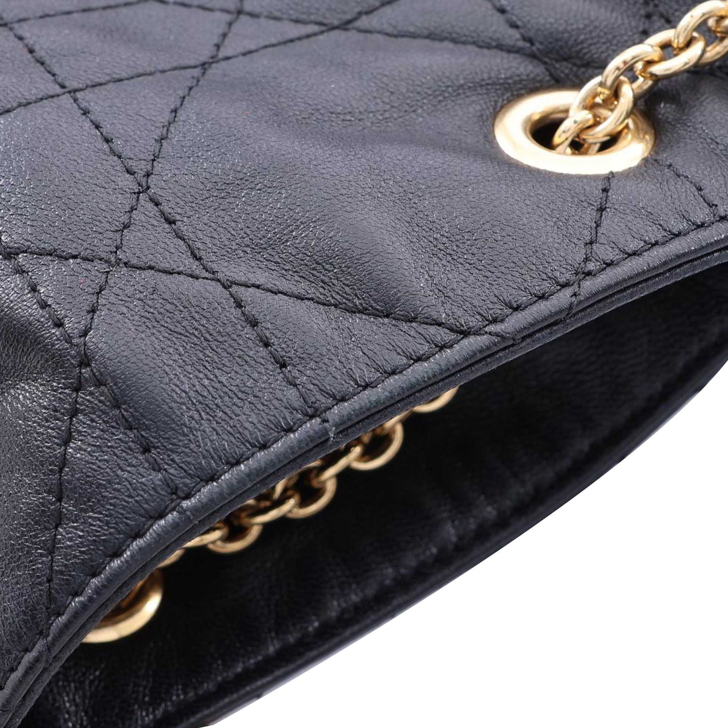 Dior Small Lambskin Macrocannage Ammi Crossbody