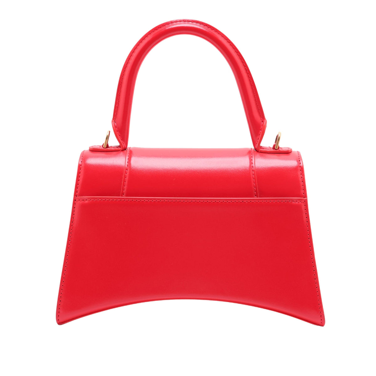 Balenciaga Small Leather Hourglass Top Handle Bag