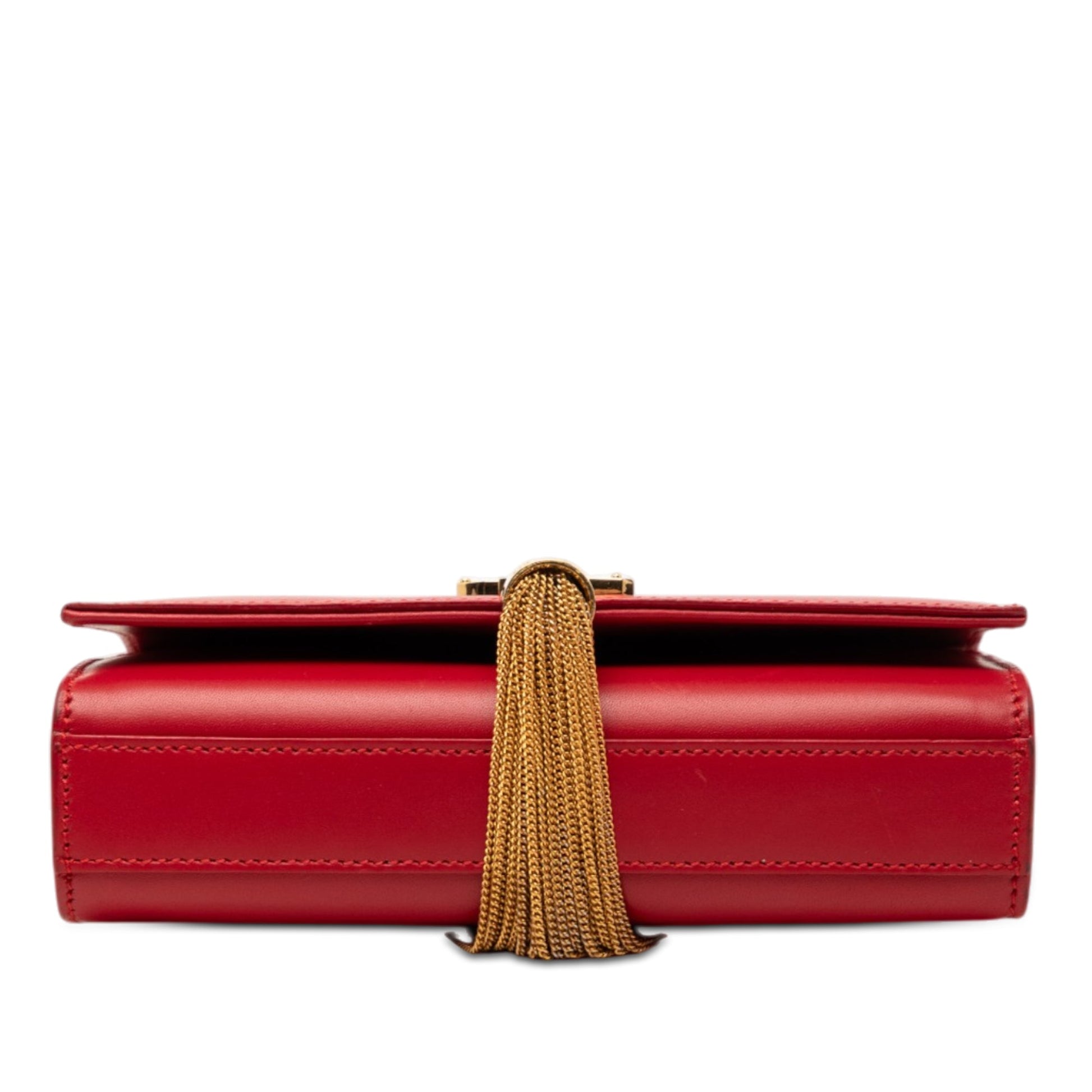 Saint Laurent Small Smooth Calfskin Monogram Kate Tassel Crossbody