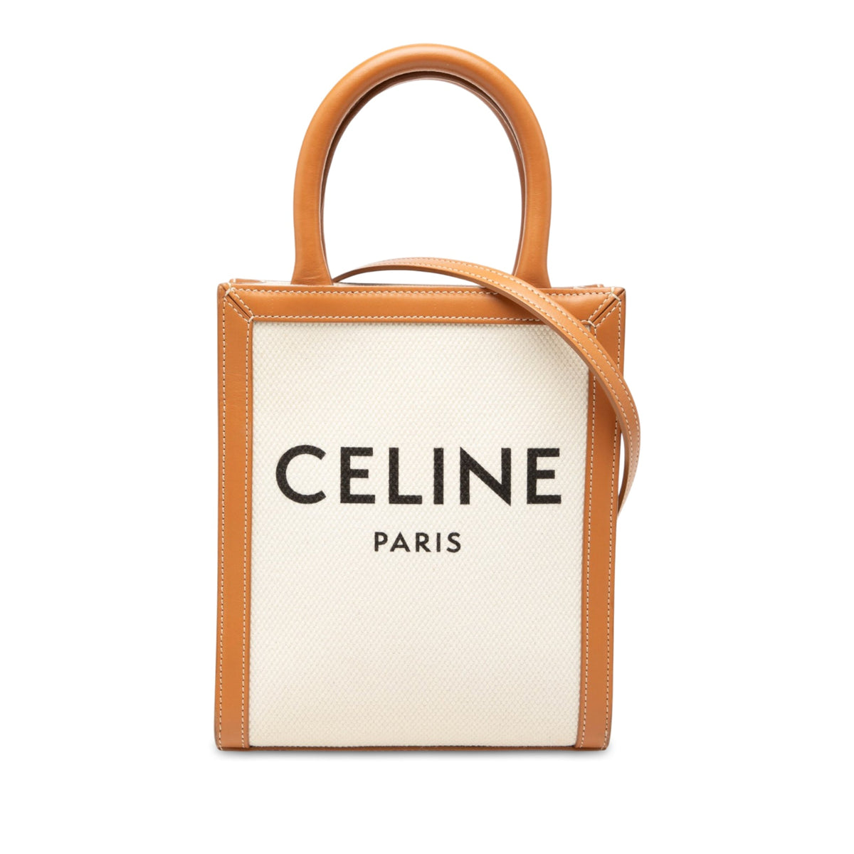 Celine Mini Canvas Vertical Cabas Tote
