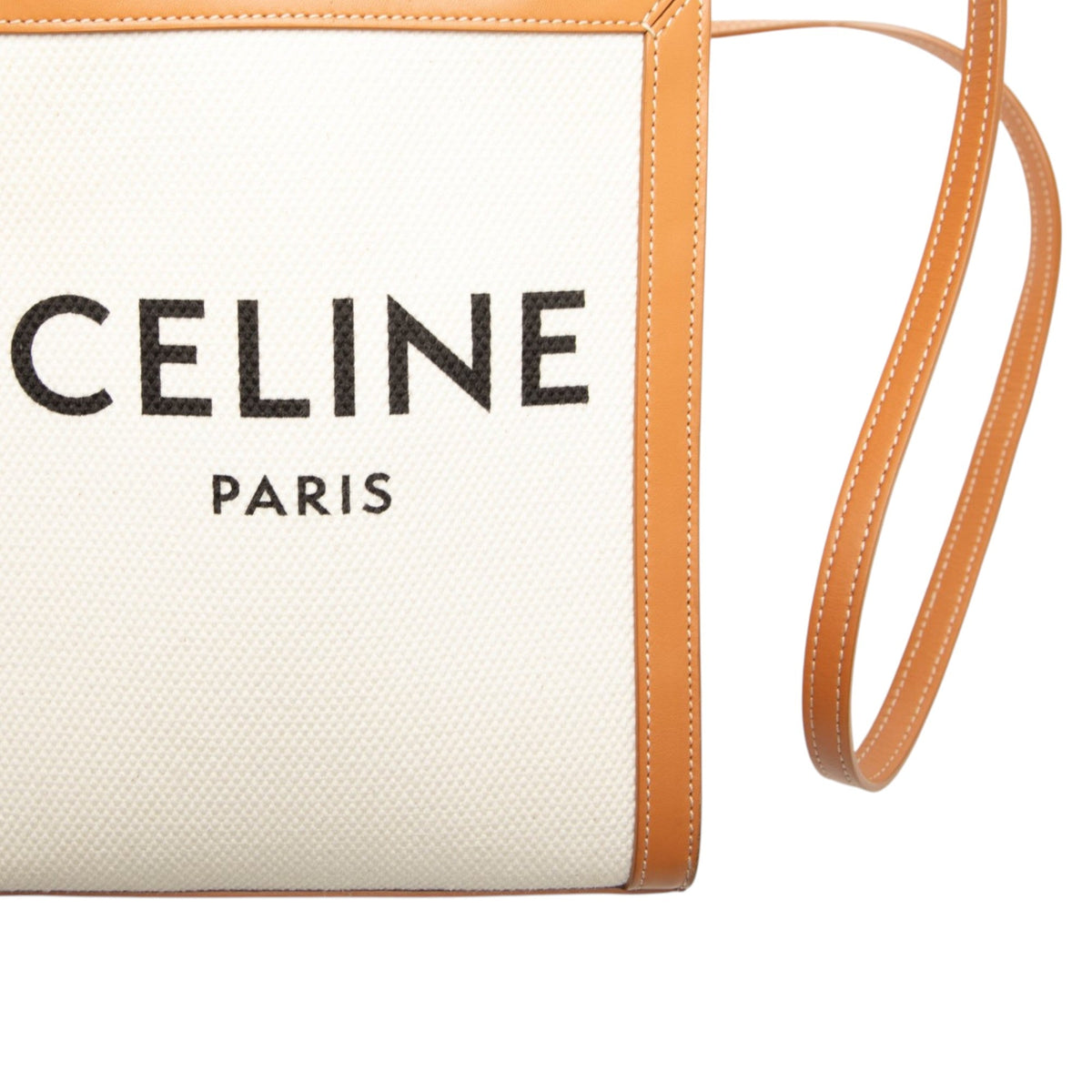 Celine Mini Canvas Vertical Cabas Tote
