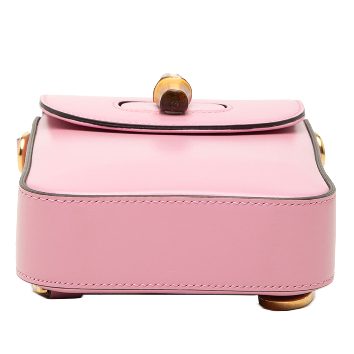 Gucci Mini Calfskin Bamboo Top Handle Bag