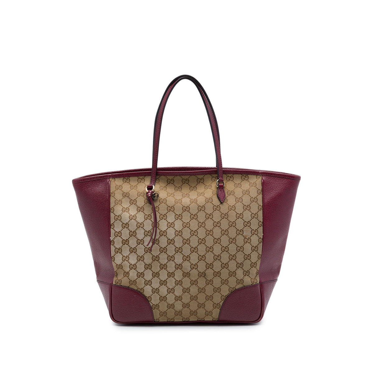 Gucci GG Canvas and Calfskin Bree Tote