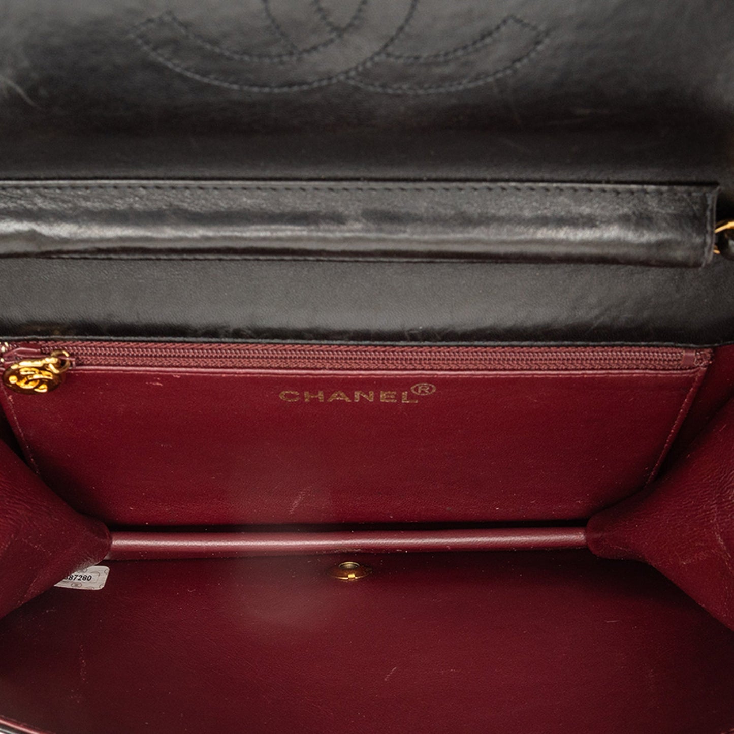 Chanel CC Quilted Lambskin Full Flap