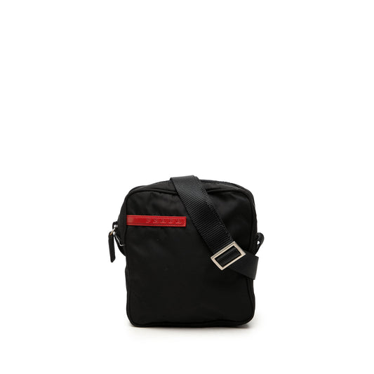 Prada Sports Line Tessuto Crossbody — Black