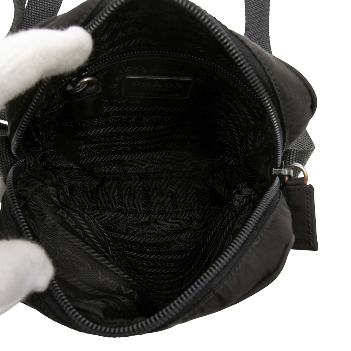 Prada Sports Line Tessuto Crossbody — Black