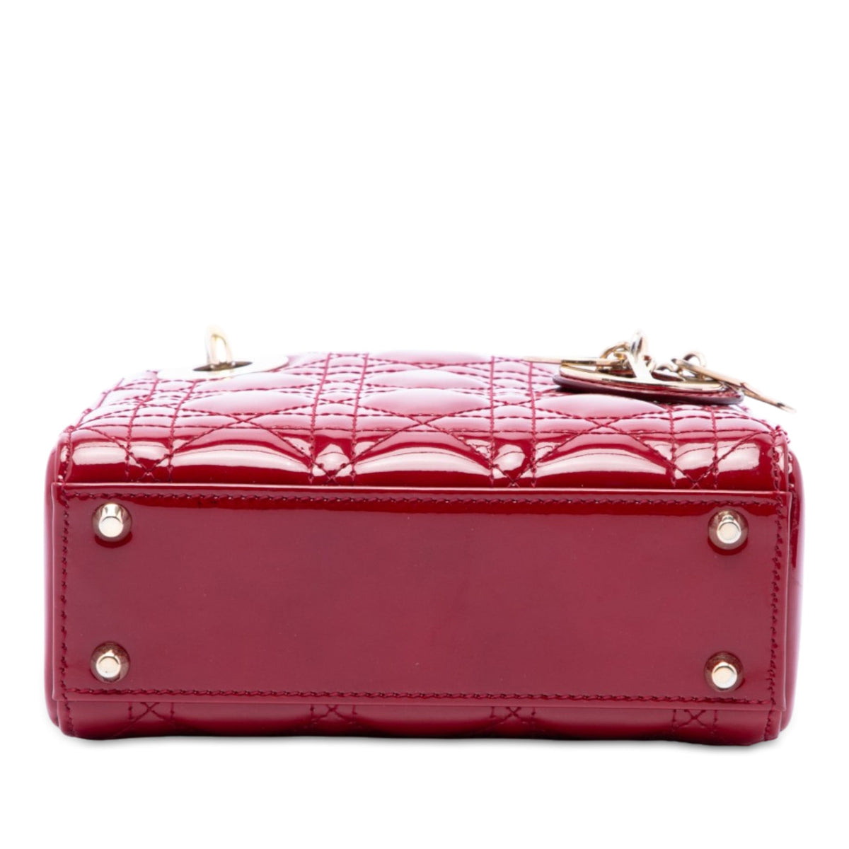 Dior Mini Patent Cannage Lady Dior