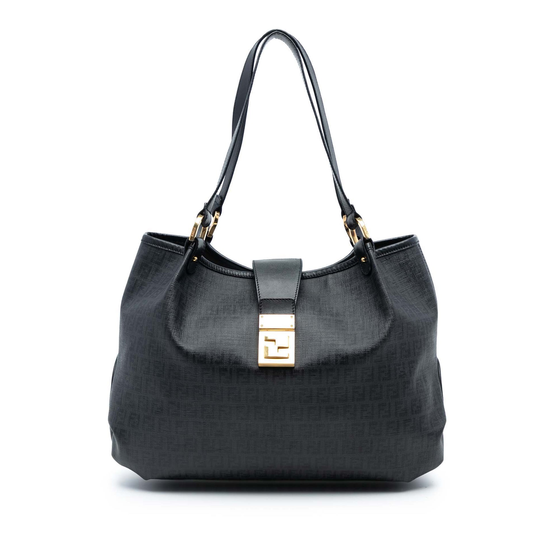 Fendi Zucchino Spalmati Chiusura Tote